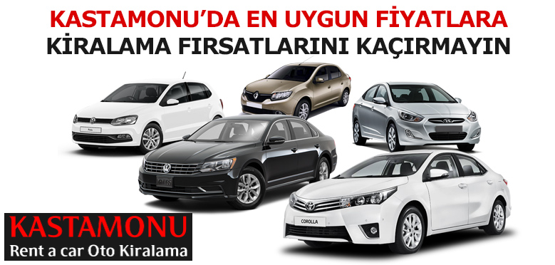 kastamonu oto kiralama